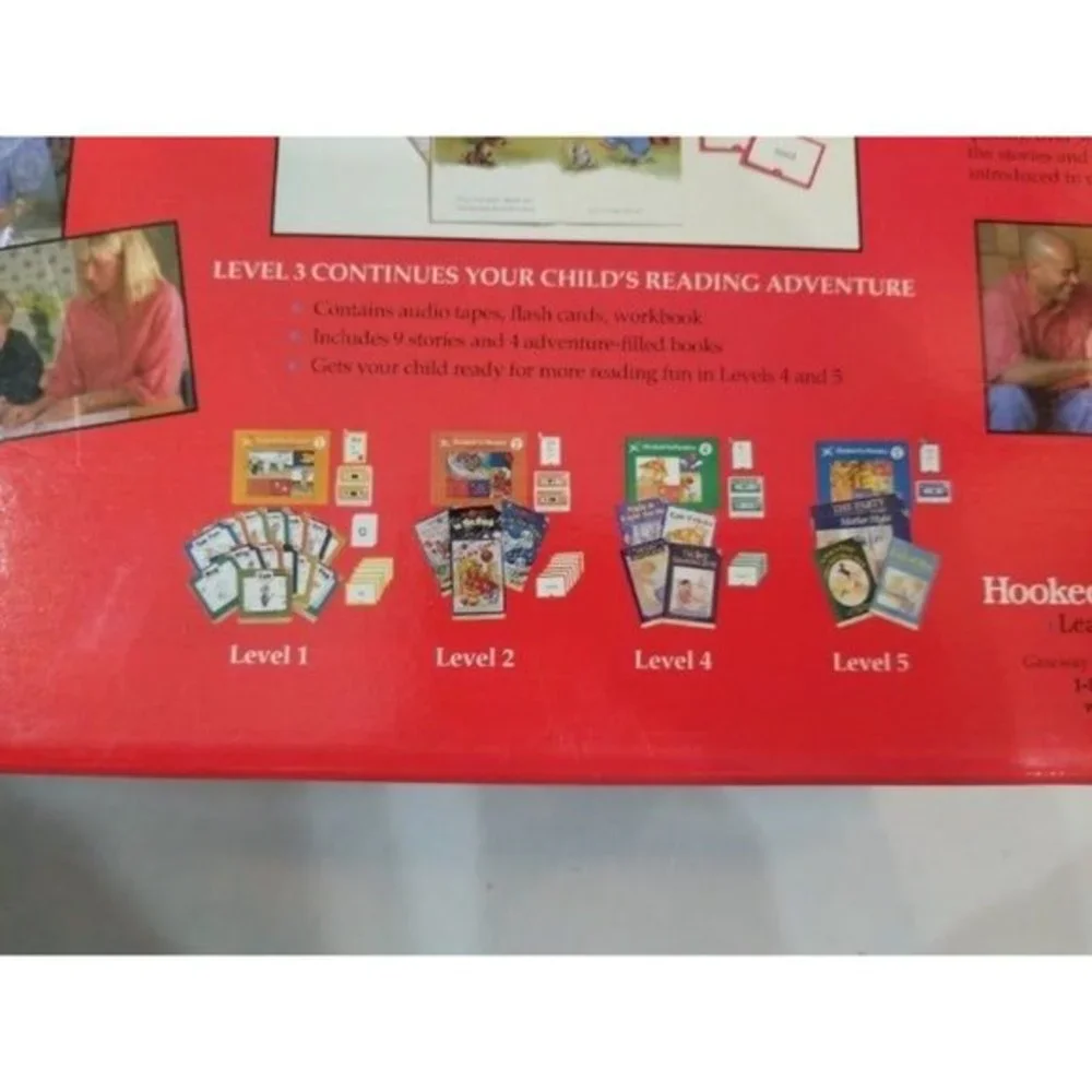 Hooked on Phonics Learn to Read‎ Level 3 program books CDs cards workbook